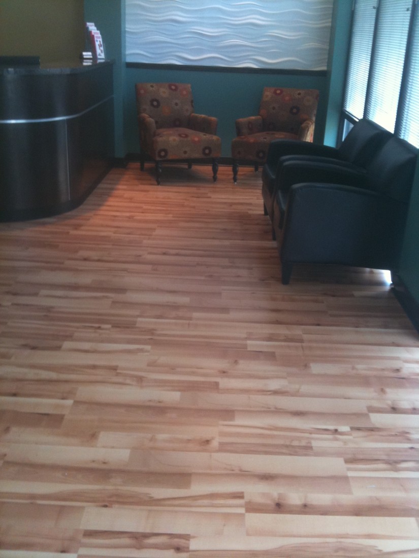 Luxury Vinyl Plank – Medical Reception