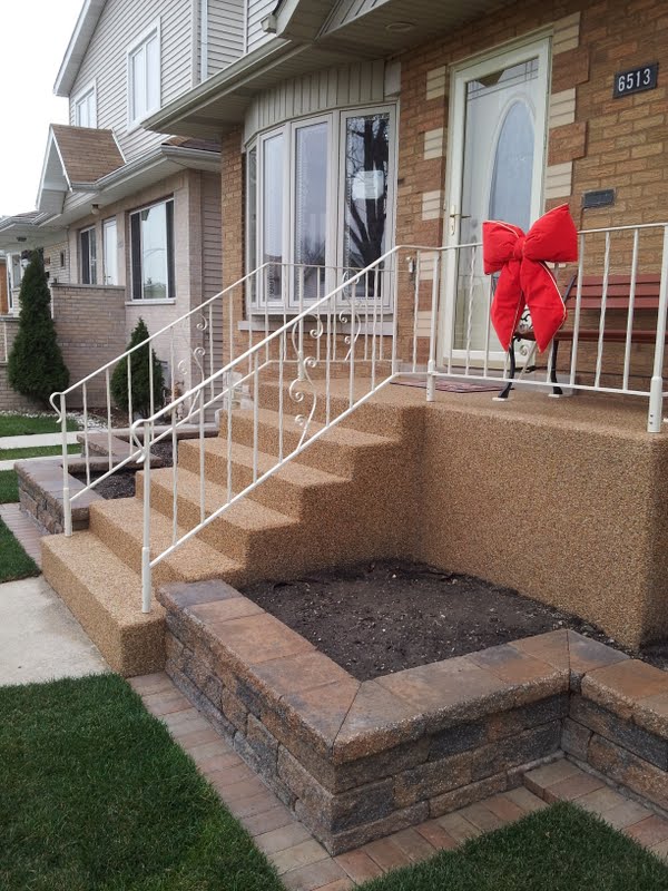 Troweled Aggregate – After